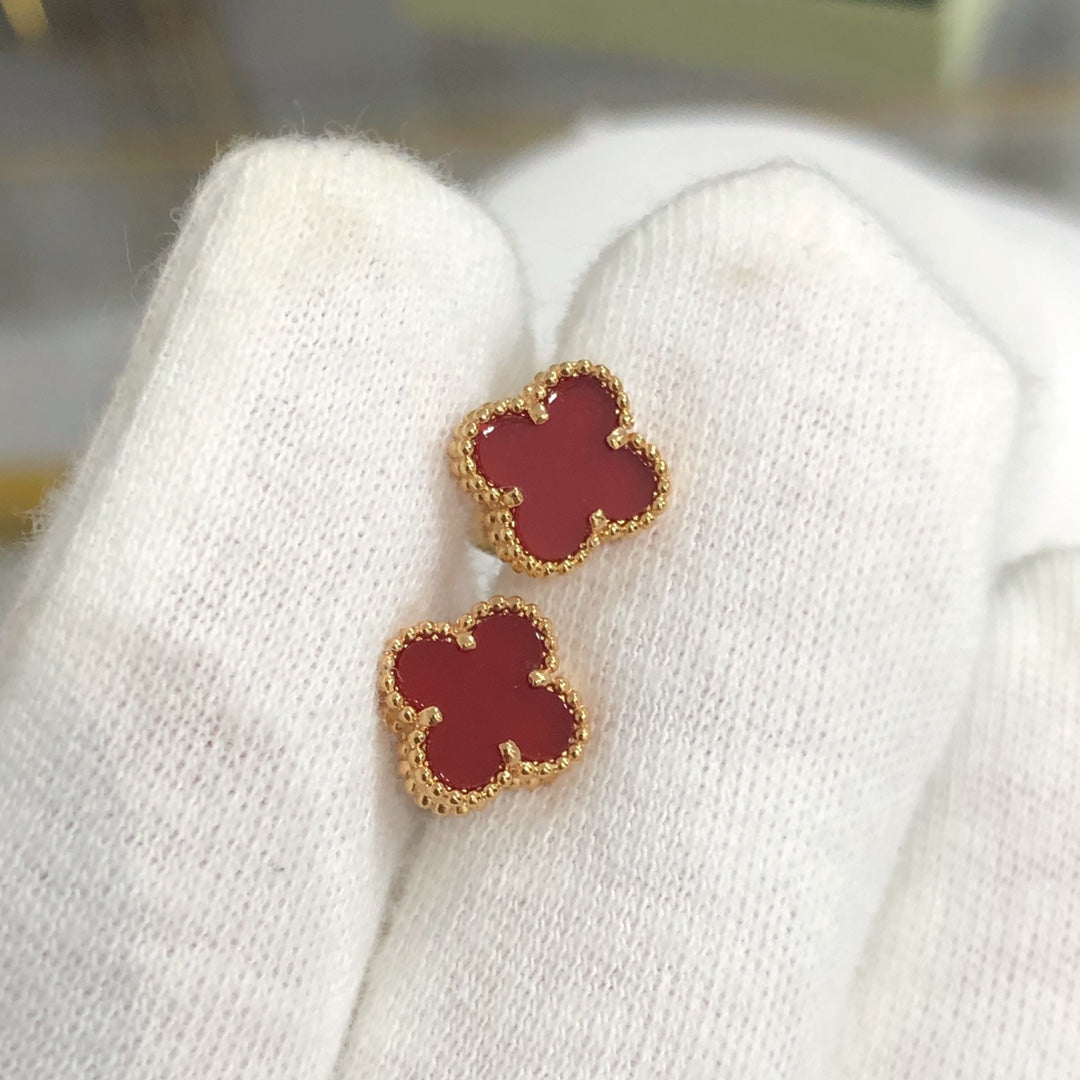¡®Moco¡¯CLOVER MINI GOLD EARRINGS