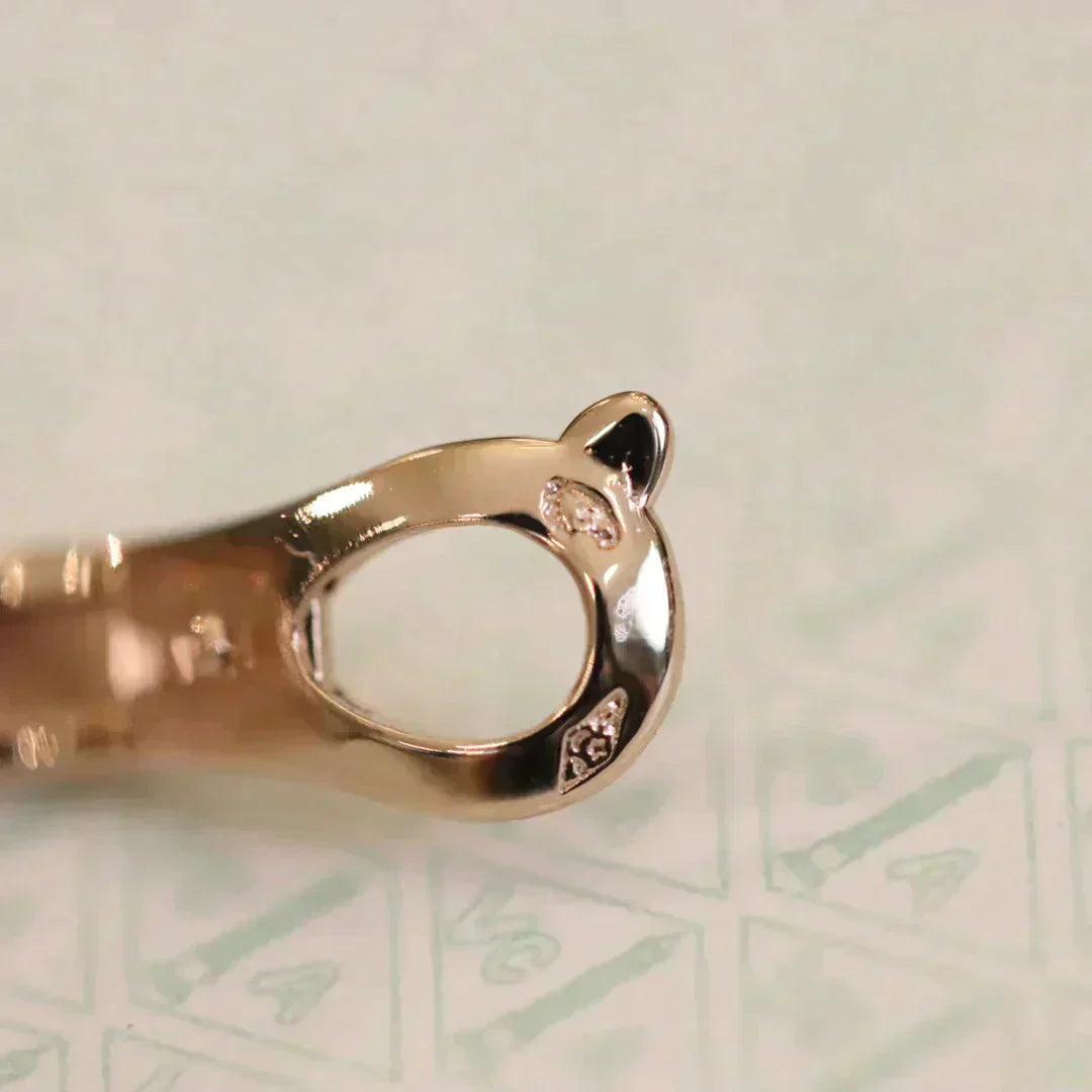 ¡®Moco¡¯CLOVER MEDIUM 1 MOTIFS FUll DIAMOND EARRINGS