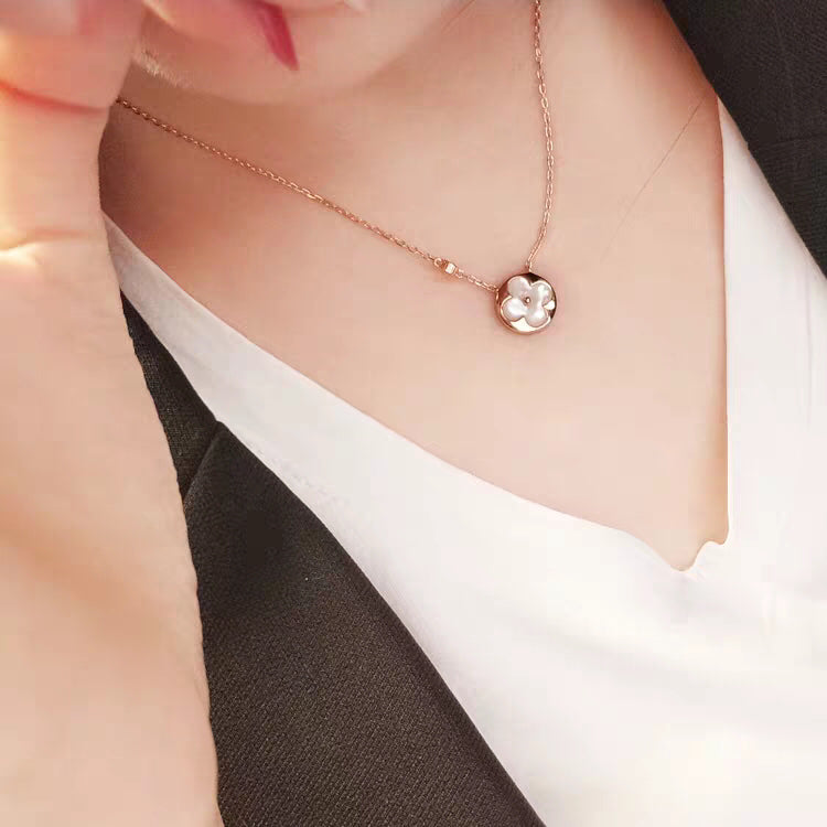 ¡®Moco¡¯SUN MOP GOLD 1 DIAMOND NECKLACE