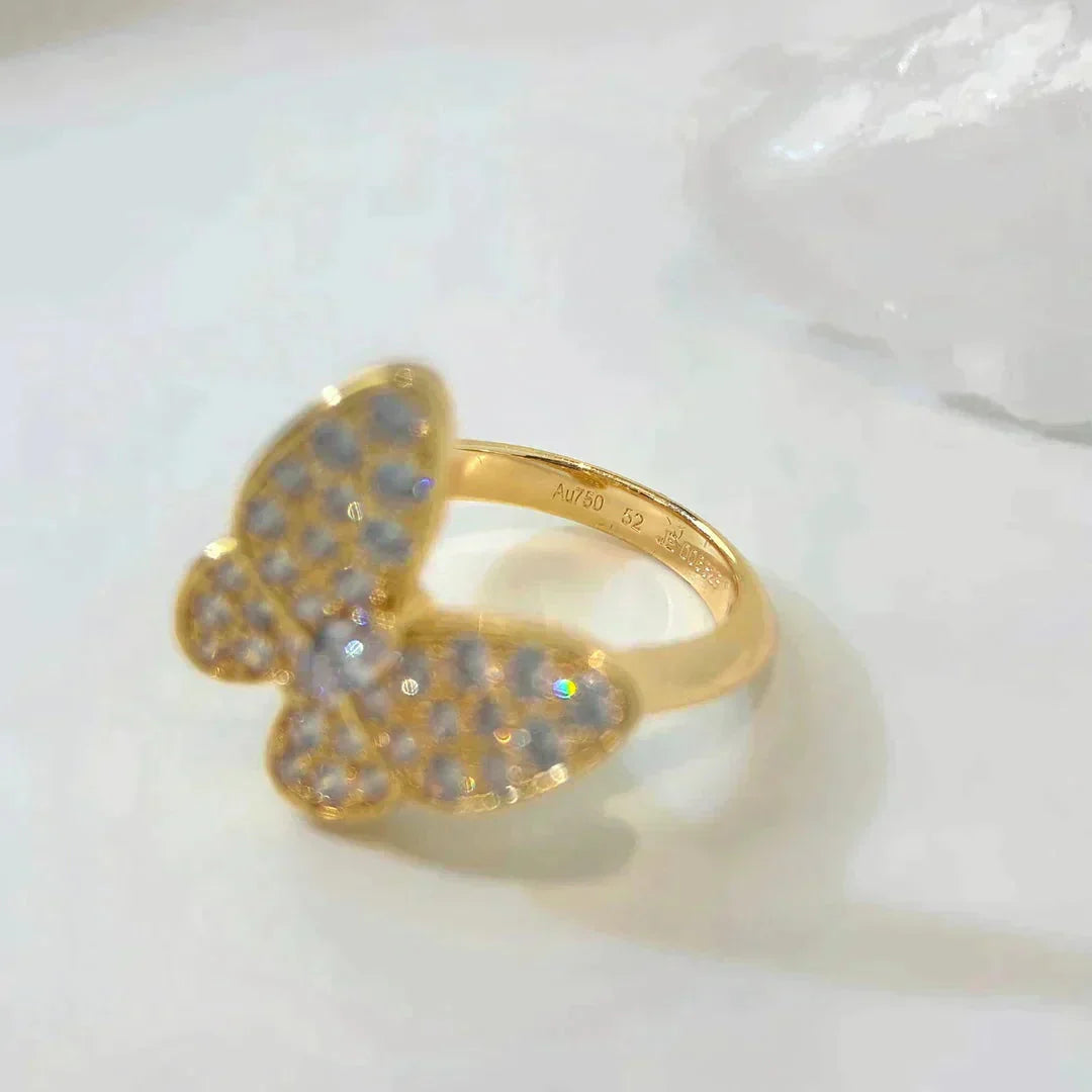 ¡®Moco¡¯BUTTERFLY DIAMOND RING