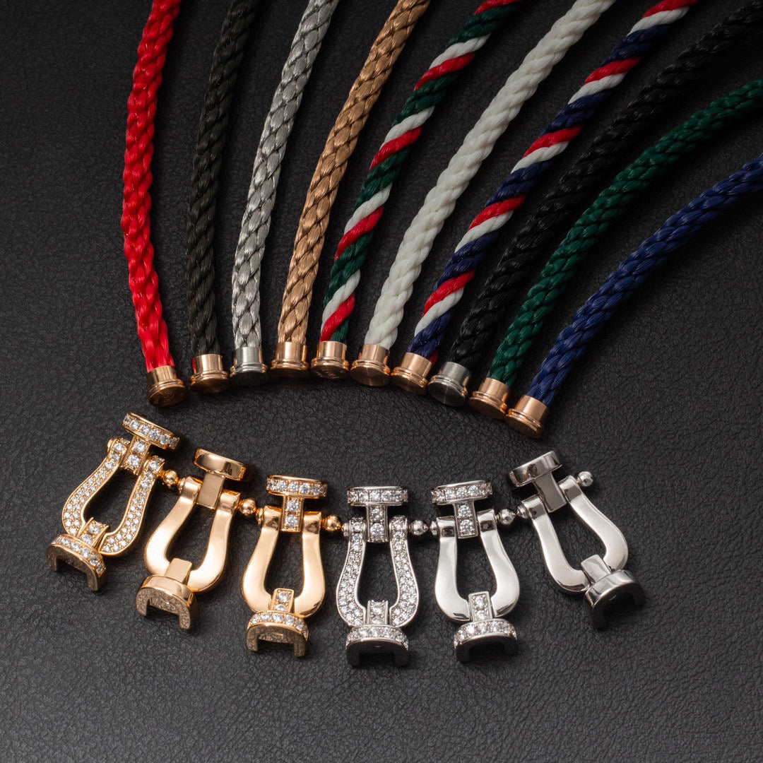 ¡®Moco¡¯FORCE LARGE HORSESHOE NO DIAMOND BRACELET ROSE GOLD