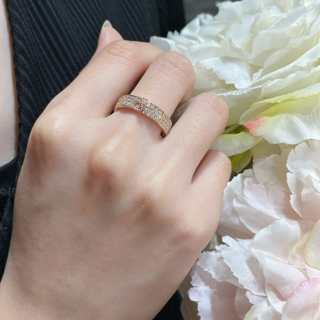 ¡®Moco¡¯KELLY PINK GOLD DIAMOND RING
