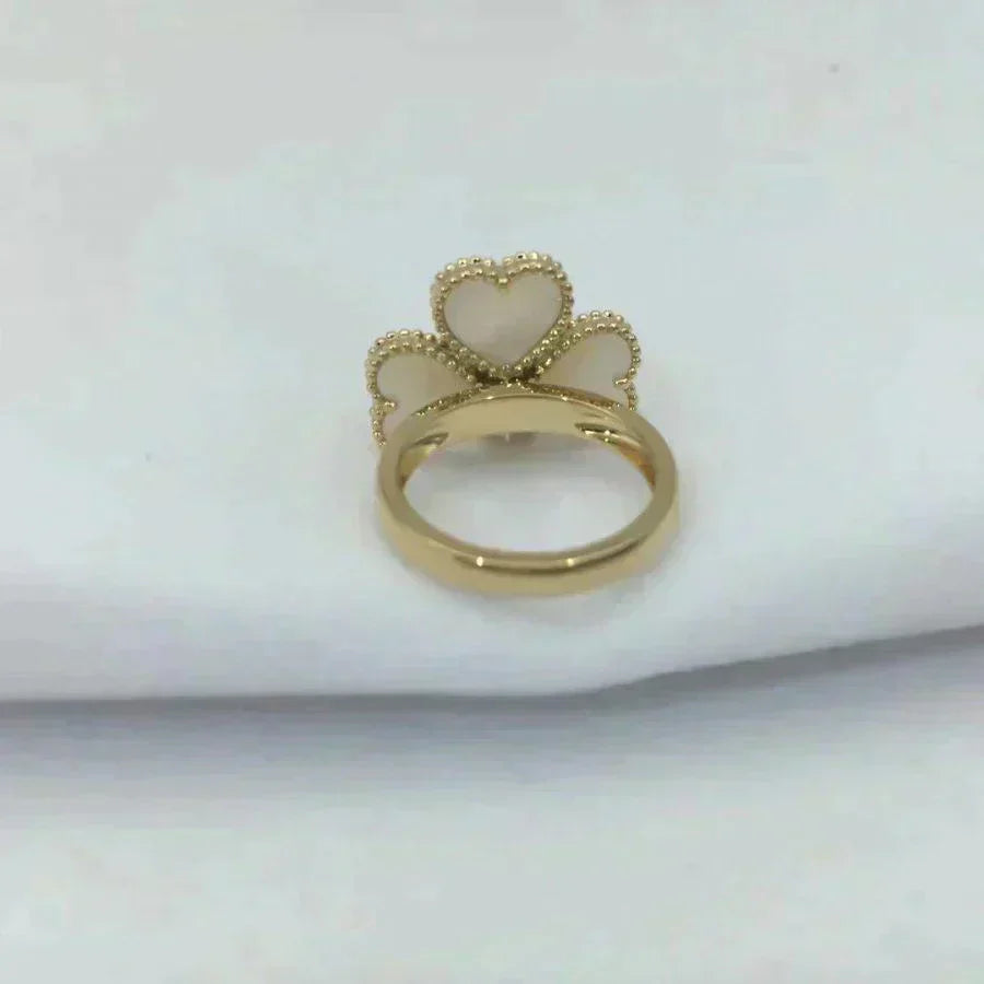 ¡®Moco¡¯SWEET CLOVER WHITE MOP RING