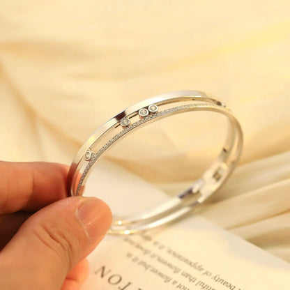 [ Moco ]Move Romane Diamond Bangle Bracelet