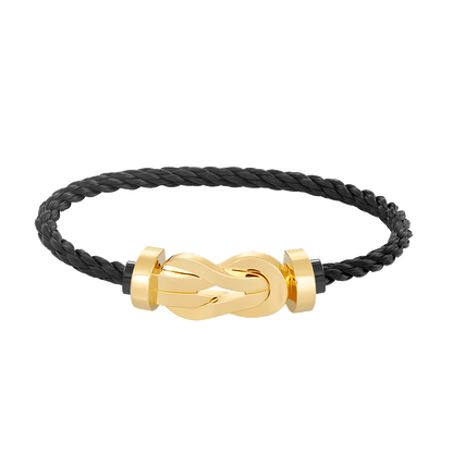 ¡®Moco¡¯CHANCE LARGE 8 FIGURE BUCKLE NO DIAMOND BRACELET GOLD