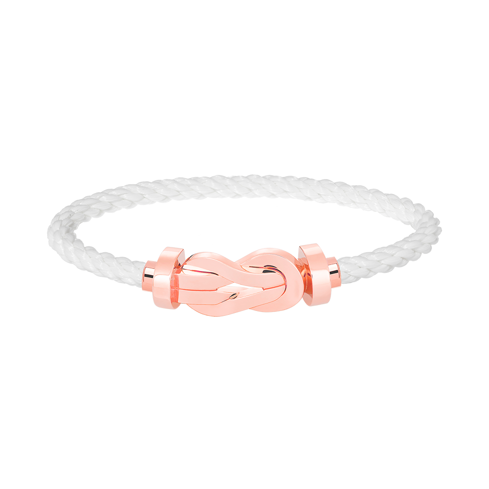 ¡®Moco¡¯CHANCE LARGE 8 FIGURE BUCKLE NO DIAMOND BRACELET ROSE GOLD