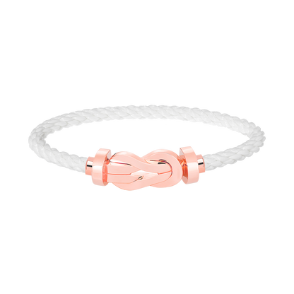¡®Moco¡¯CHANCE LARGE 8 FIGURE BUCKLE NO DIAMOND BRACELET ROSE GOLD
