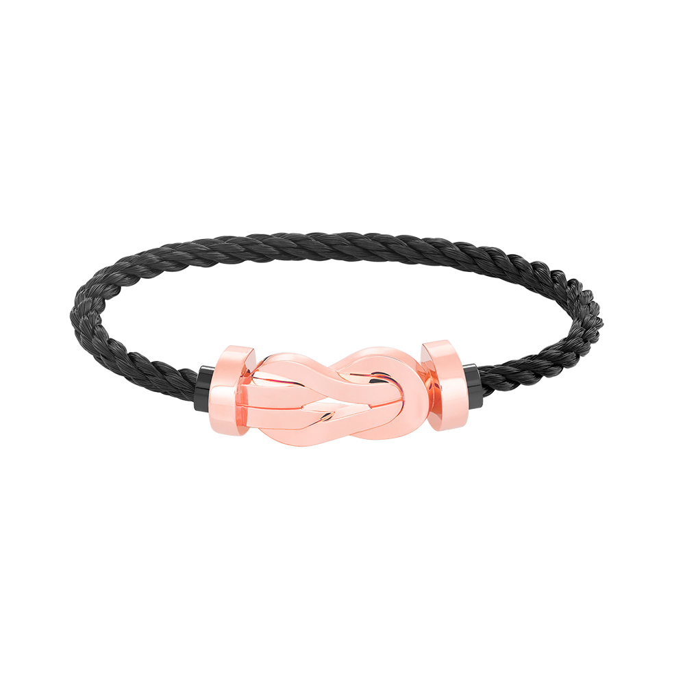 ¡®Moco¡¯CHANCE LARGE 8 FIGURE BUCKLE NO DIAMOND BRACELET ROSE GOLD