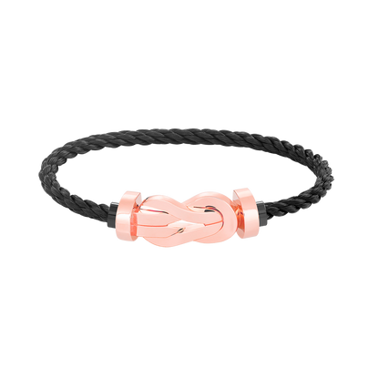 ¡®Moco¡¯CHANCE LARGE 8 FIGURE BUCKLE NO DIAMOND BRACELET ROSE GOLD