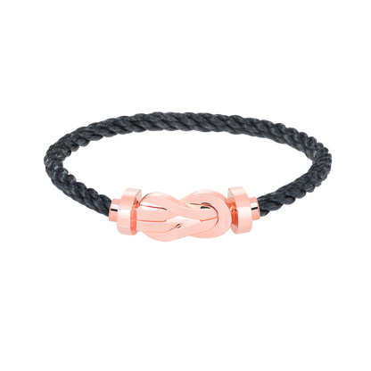 ¡®Moco¡¯CHANCE LARGE 8 FIGURE BUCKLE NO DIAMOND BRACELET ROSE GOLD