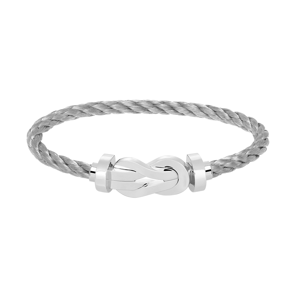 ¡®Moco¡¯CHANCE LARGE 8 FIGURE BUCKLE NO DIAMOND BRACELET SILVER