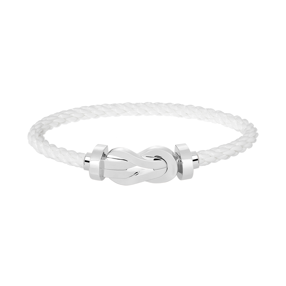 ¡®Moco¡¯CHANCE LARGE 8 FIGURE BUCKLE NO DIAMOND BRACELET SILVER