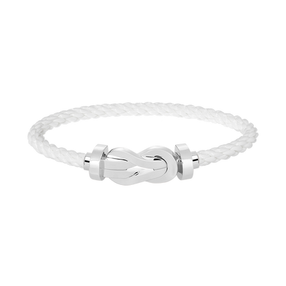 ¡®Moco¡¯CHANCE LARGE 8 FIGURE BUCKLE NO DIAMOND BRACELET SILVER