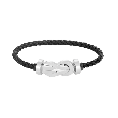 ¡®Moco¡¯CHANCE LARGE 8 FIGURE BUCKLE NO DIAMOND BRACELET SILVER