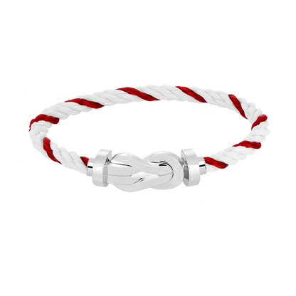 ¡®Moco¡¯CHANCE LARGE 8 FIGURE BUCKLE NO DIAMOND BRACELET SILVER