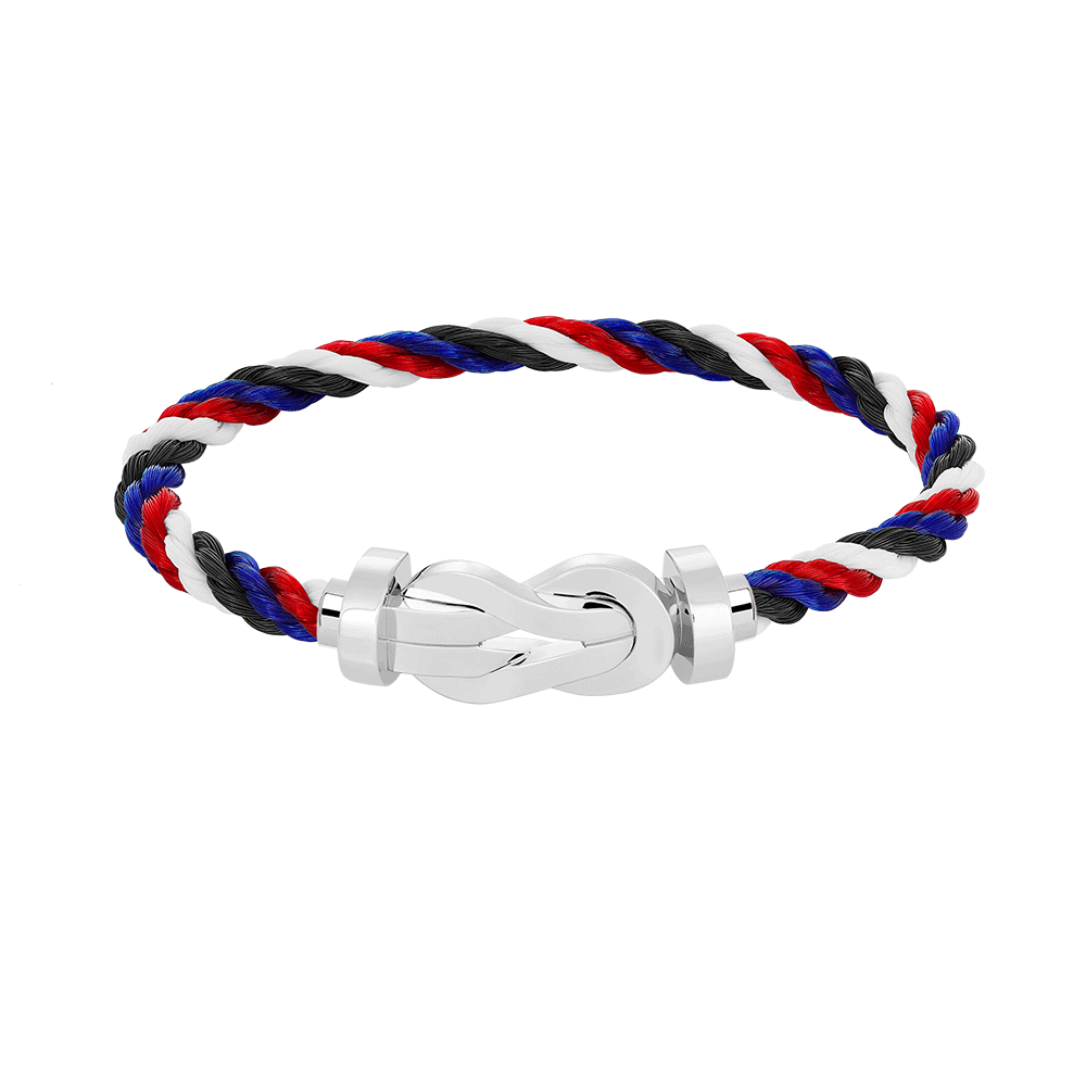 ¡®Moco¡¯CHANCE LARGE 8 FIGURE BUCKLE NO DIAMOND BRACELET SILVER