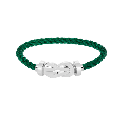 ¡®Moco¡¯CHANCE LARGE 8 FIGURE BUCKLE NO DIAMOND BRACELET SILVER