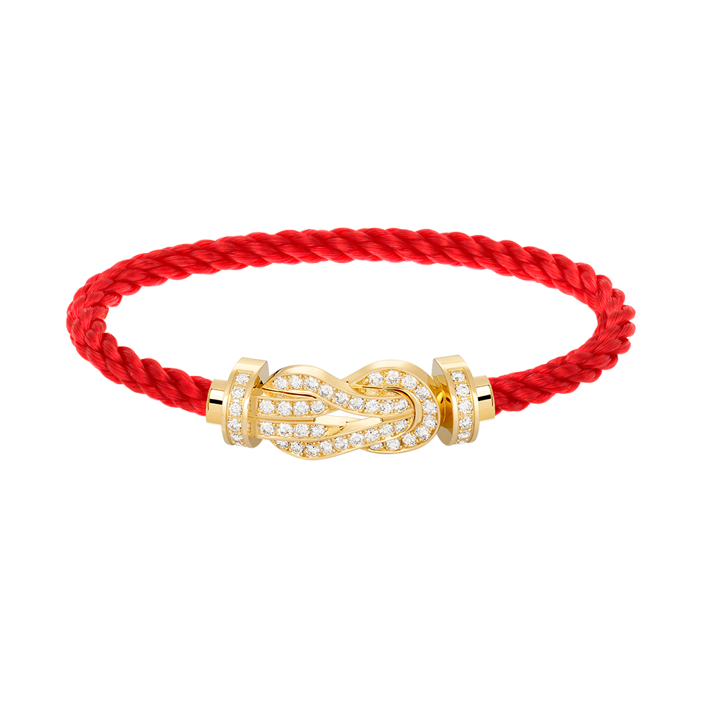 ¡®Moco¡¯CHANCE LARGE 8 FIGURE BUCKLE FULLDIAMOND BRACELET GOLD