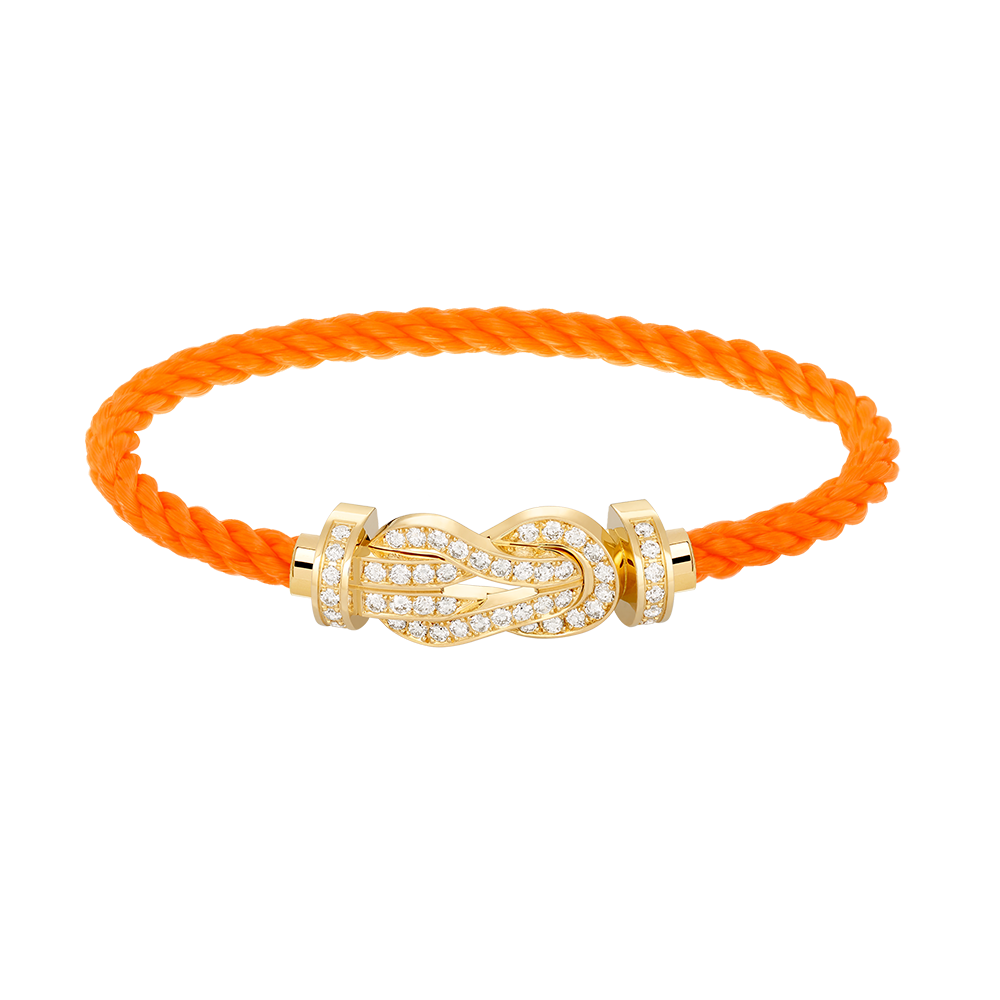 ¡®Moco¡¯CHANCE LARGE 8 FIGURE BUCKLE FULLDIAMOND BRACELET GOLD