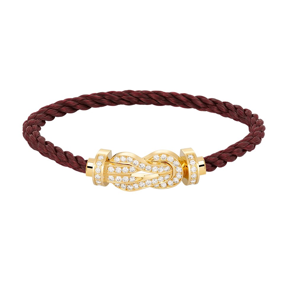¡®Moco¡¯CHANCE LARGE 8 FIGURE BUCKLE FULLDIAMOND BRACELET GOLD