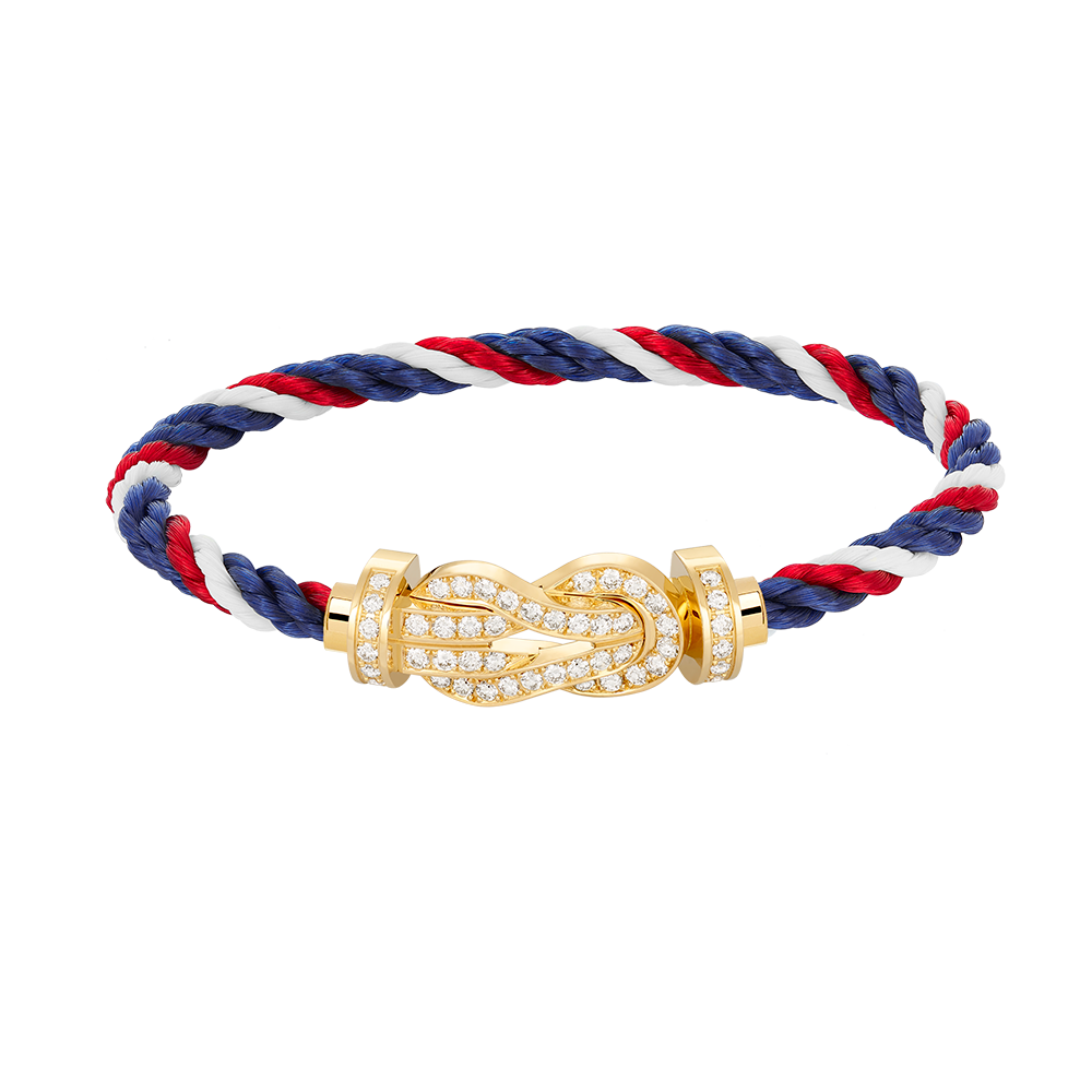 ¡®Moco¡¯CHANCE LARGE 8 FIGURE BUCKLE FULLDIAMOND BRACELET GOLD
