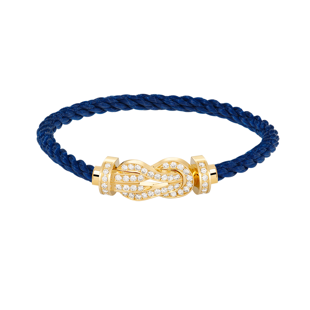 ¡®Moco¡¯CHANCE LARGE 8 FIGURE BUCKLE FULLDIAMOND BRACELET GOLD
