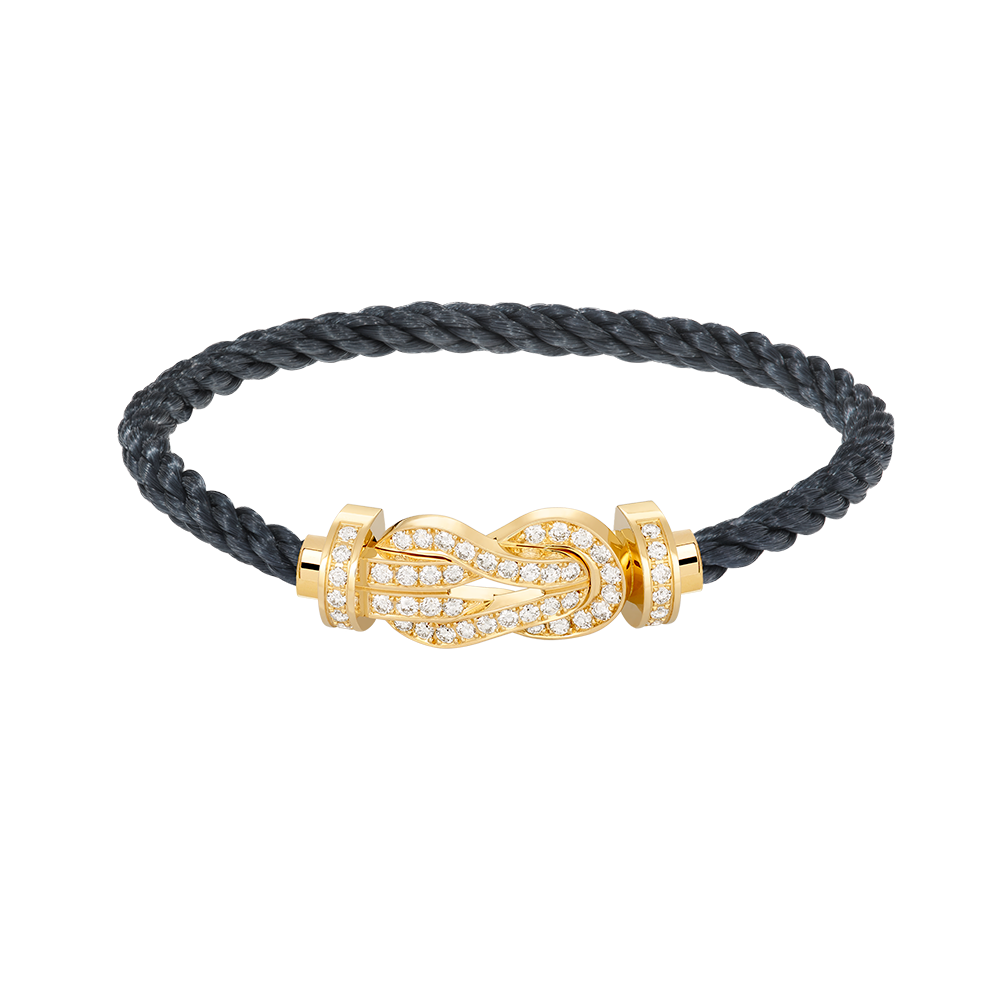 ¡®Moco¡¯CHANCE LARGE 8 FIGURE BUCKLE FULLDIAMOND BRACELET GOLD