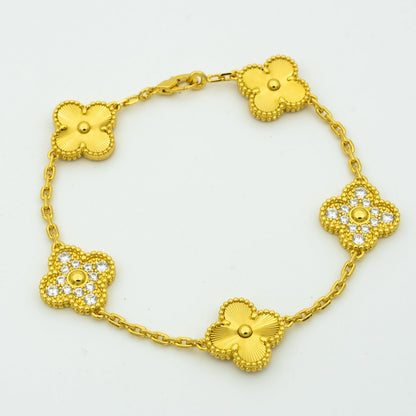 [Moco]New  CLOVER 5 MOTIF LASER BRACELET COLLECTION