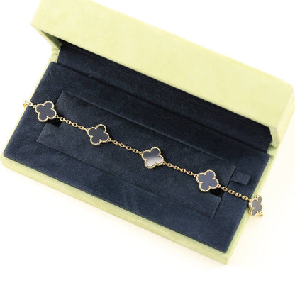 [Moco]New CLOVER 5 MOTIF ONYXS BRACELET COLLECTION
