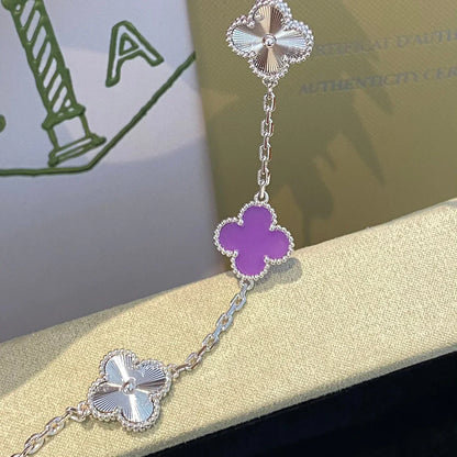 [Moco]New  CLOVER 5 MOTIF VIOLET BRACELET COLLECTION