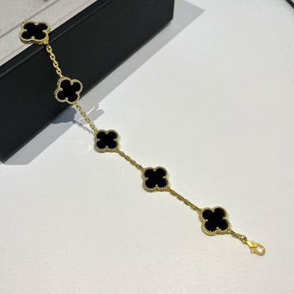 [Moco]New CLOVER 5 MOTIF ONYXS BRACELET COLLECTION