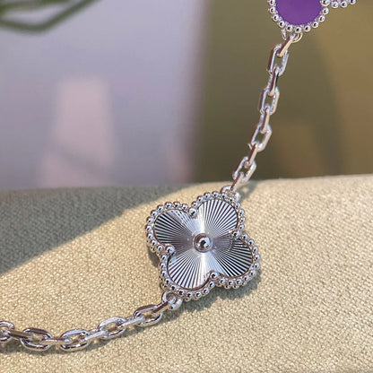 [Moco]New  CLOVER 5 MOTIF VIOLET BRACELET COLLECTION