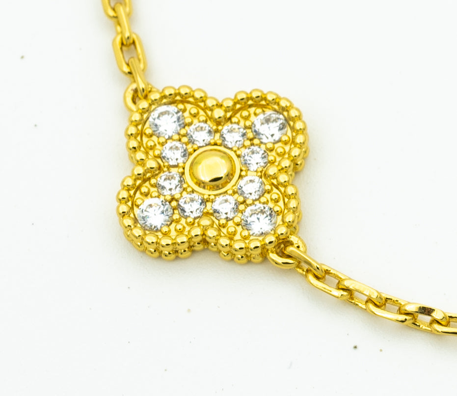 [Moco]New  CLOVER 5 MOTIF LASER BRACELET COLLECTION
