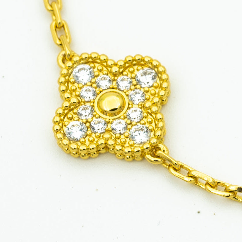 [Moco]New  CLOVER 5 MOTIF LASER BRACELET COLLECTION