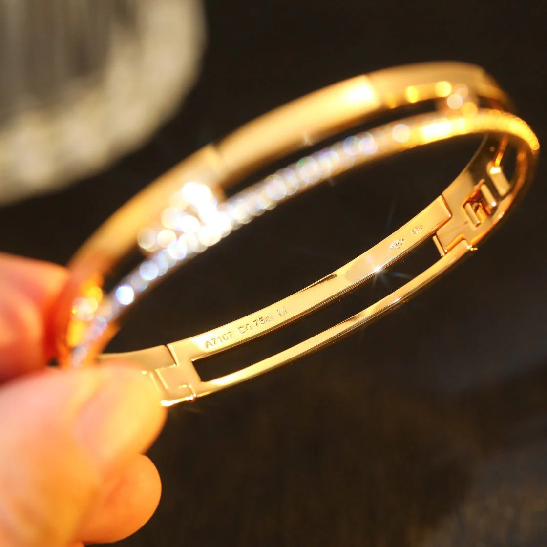 [ Moco ]Move Romane Diamond Bangle Bracelet