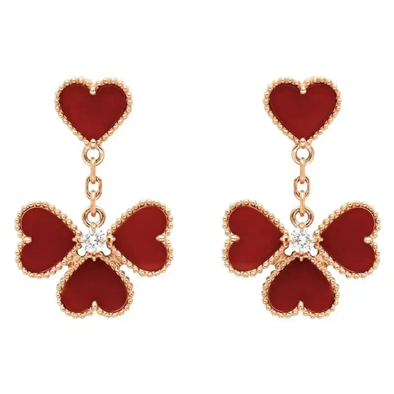 ¡®Moco¡¯SWEET CLOVER CARNELIAN EARRINGS
