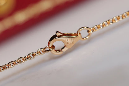 ¡®Moco¡¯LOVE NECKLACE PINK GOLD AND SILVER