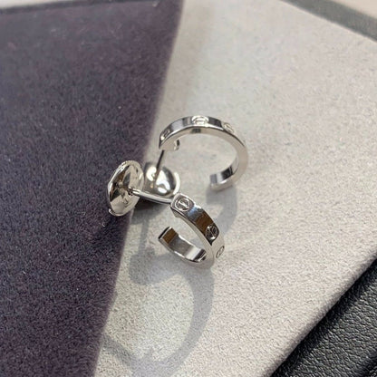 ¡®Moco¡¯LOVE EARRINGS 2.65MM SILVER