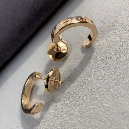¡®Moco¡¯LOVE EARRINGS 2.65MM PINK GOLD