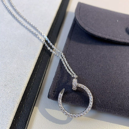 ¡®Moco¡¯JUSTE NECKLACE SILVER DIAMONDS