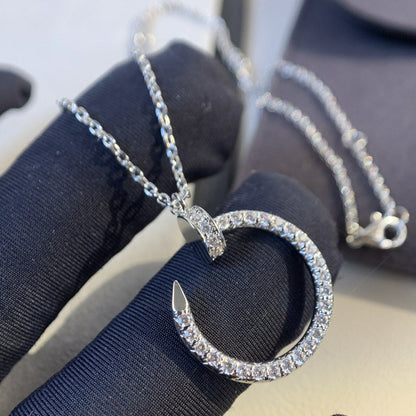 ¡®Moco¡¯JUSTE NECKLACE SILVER DIAMONDS