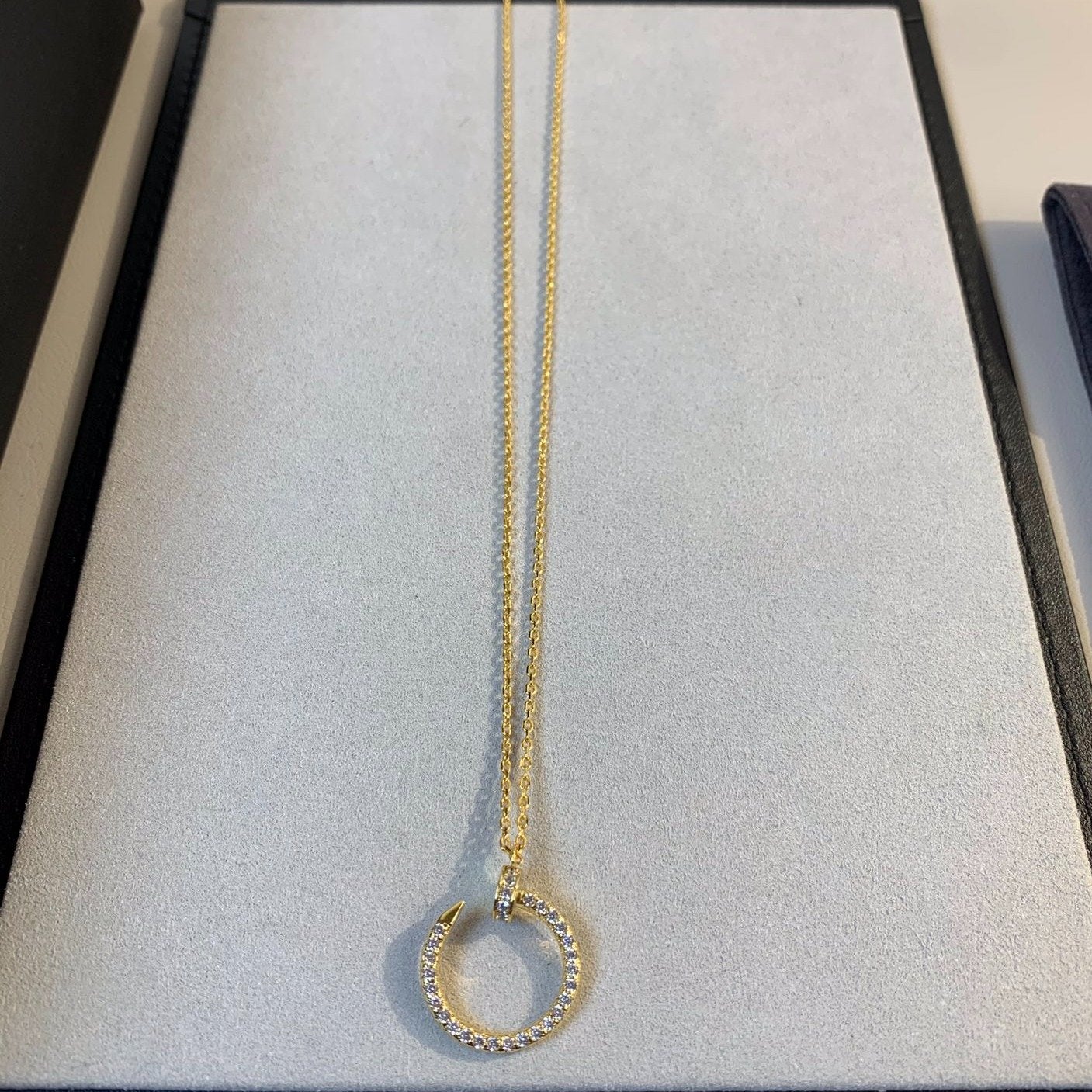 ¡®Moco¡¯JUSTE NECKLACE GOLD DIAMONDS