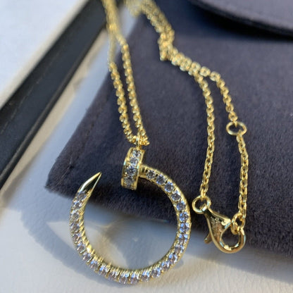 ¡®Moco¡¯JUSTE NECKLACE GOLD DIAMONDS