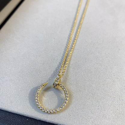 ¡®Moco¡¯JUSTE NECKLACE GOLD DIAMONDS