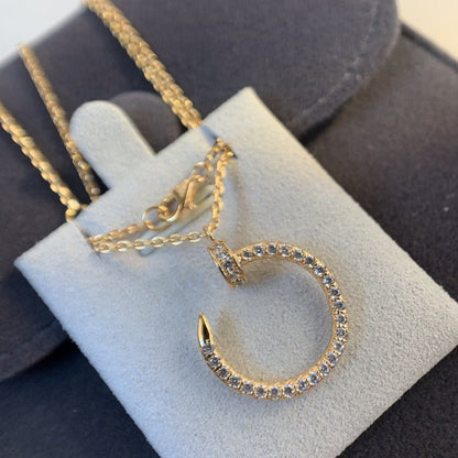 ¡®Moco¡¯JUSTE NECKLACE PINK GOLD DIAMONDS
