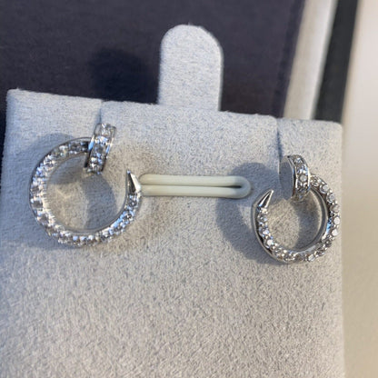 ¡®Moco¡¯JUSTE EARRINGS SILVER DIAMONDS