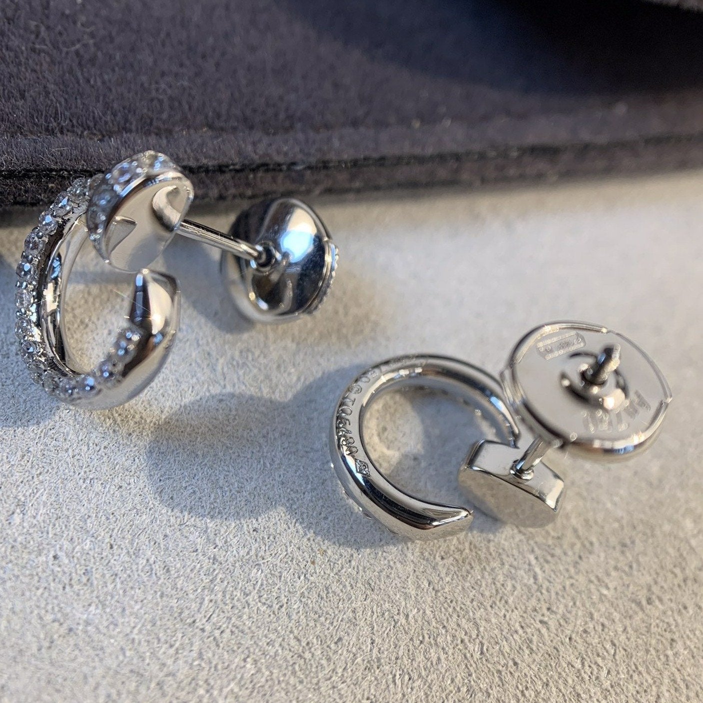 ¡®Moco¡¯JUSTE EARRINGS SILVER DIAMONDS