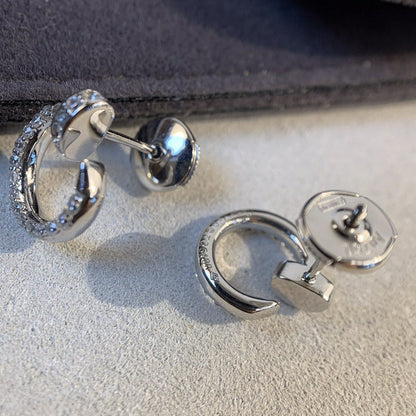 ¡®Moco¡¯JUSTE EARRINGS SILVER DIAMONDS