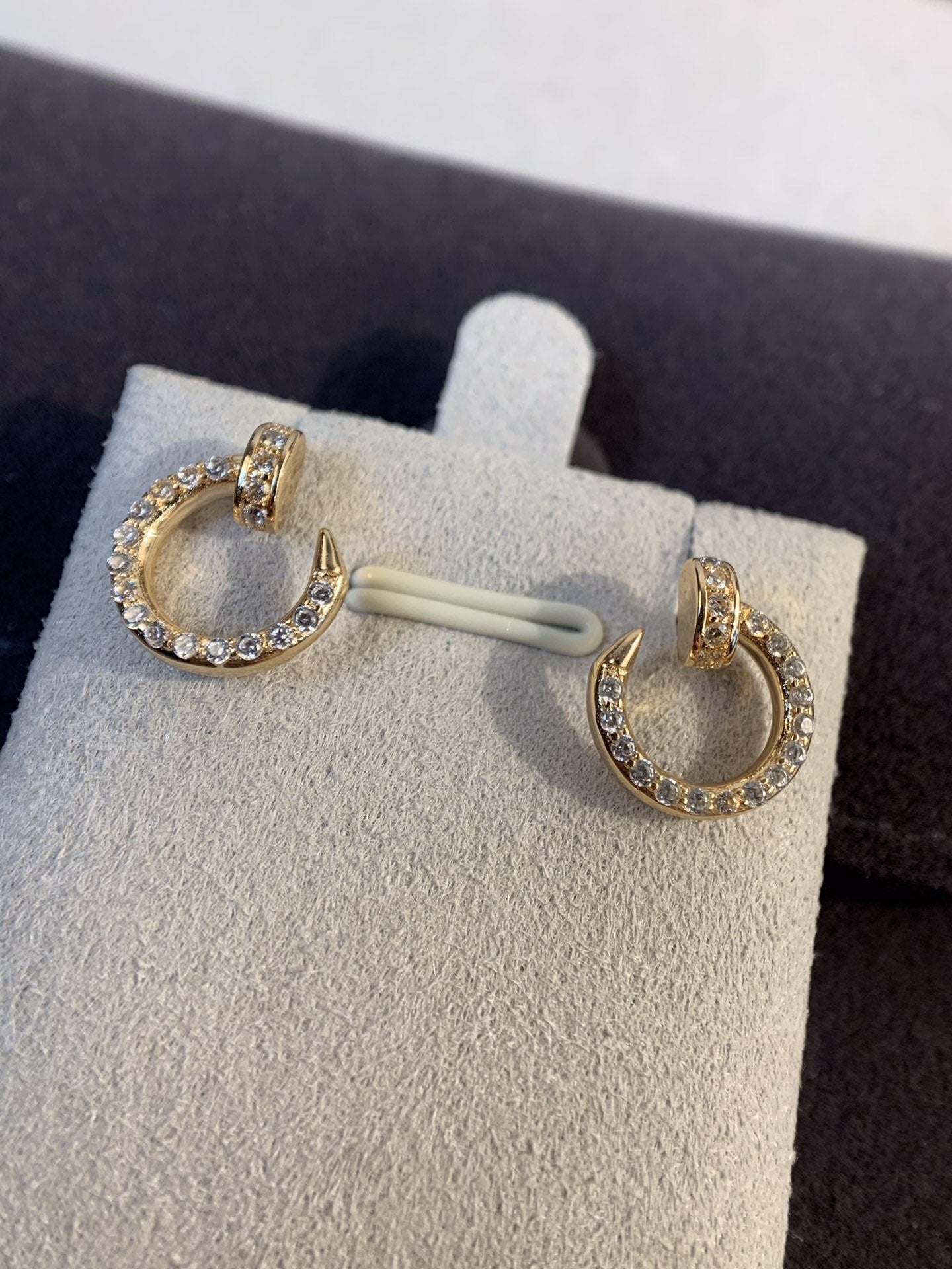 ¡®Moco¡¯JUSTE EARRINGS GOLD DIAMONDS