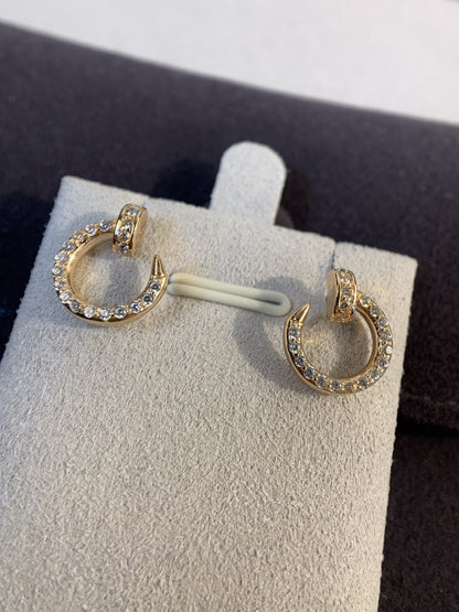 ¡®Moco¡¯JUSTE EARRINGS GOLD DIAMONDS